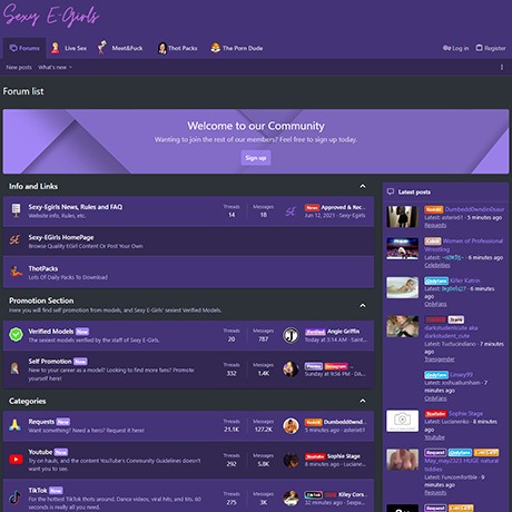 Sexy EGirls Forum