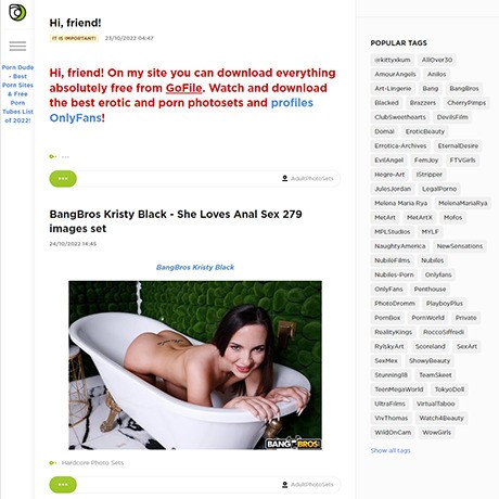 Adult Photo Sets